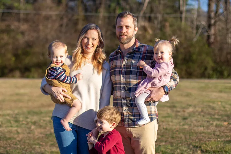 Tim Speciale and family in Maryville, Tennessee