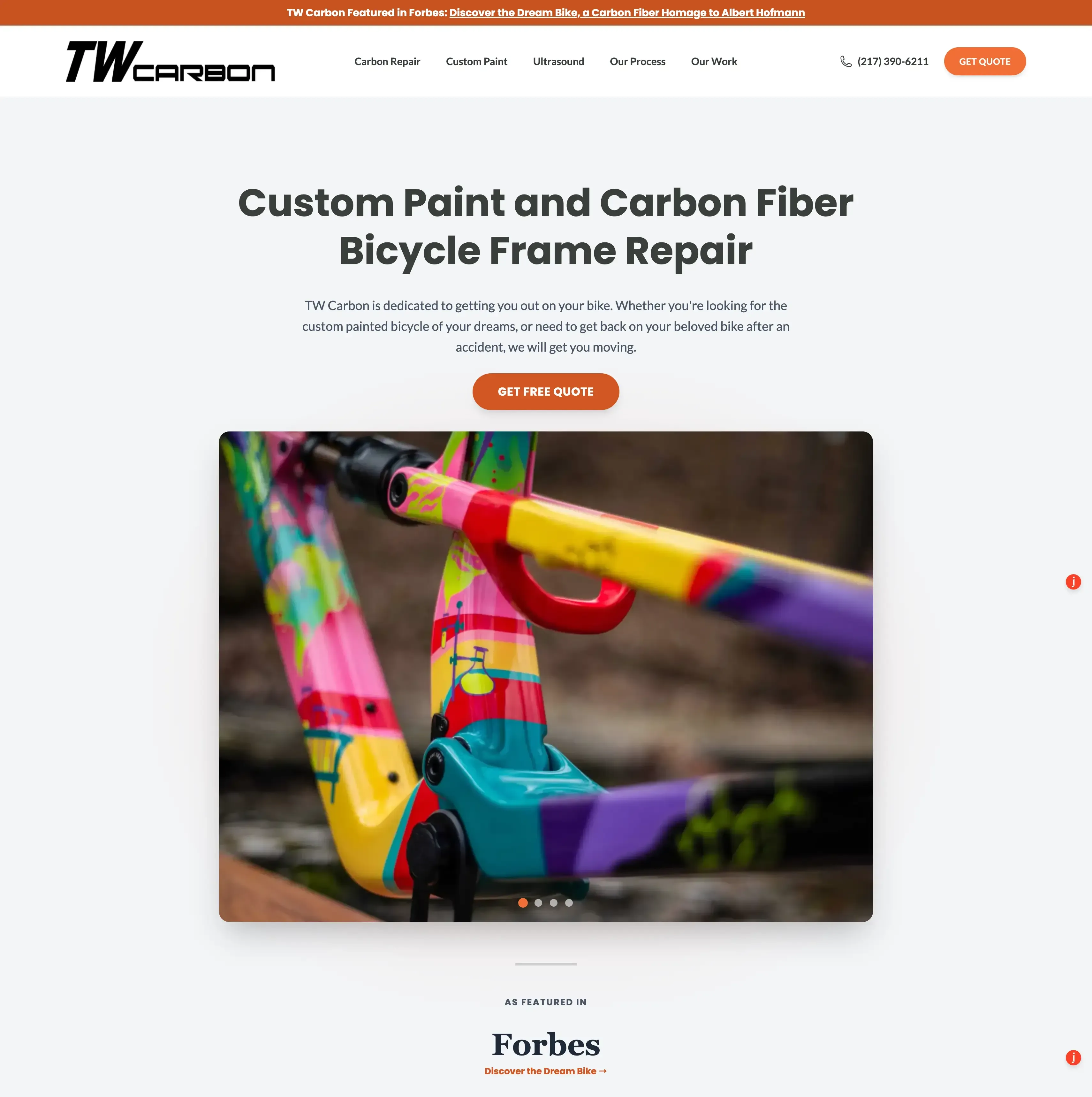 TW Carbon Website